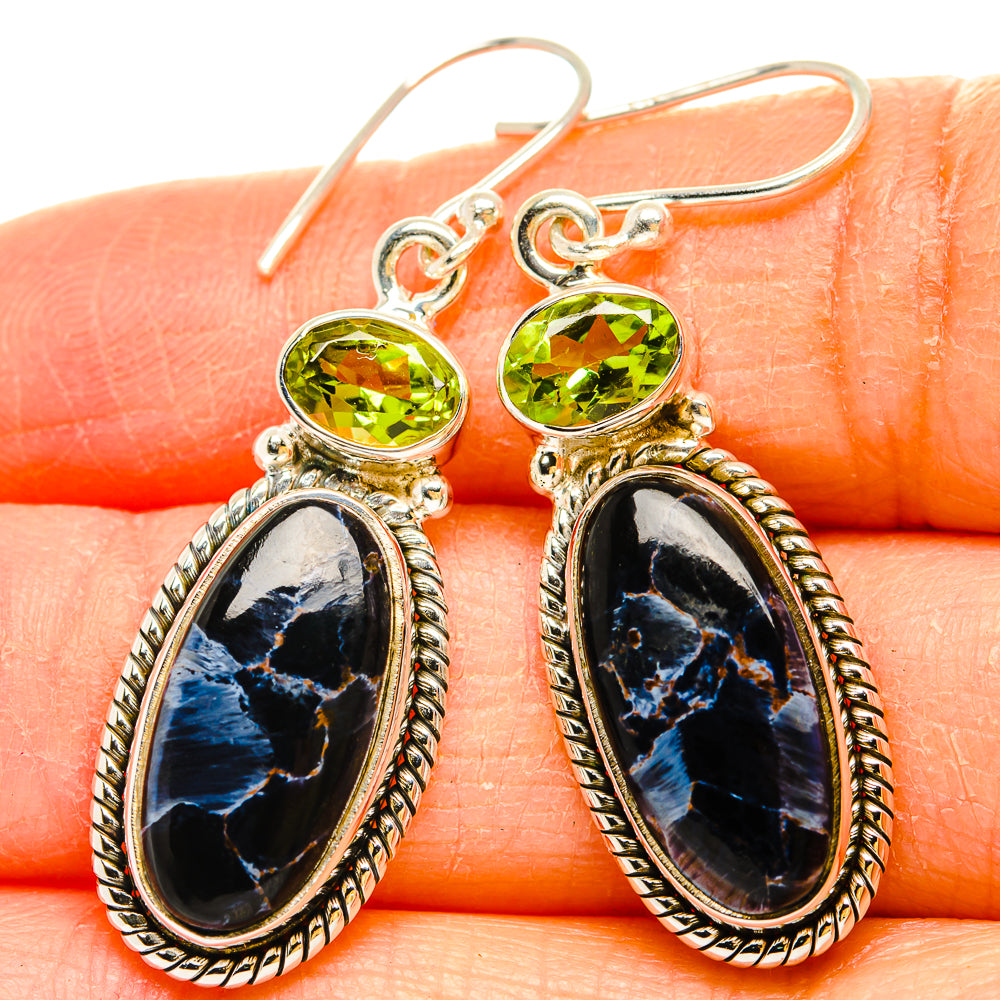 Pietersite Earrings handcrafted by Anasilvercos - EARR430230