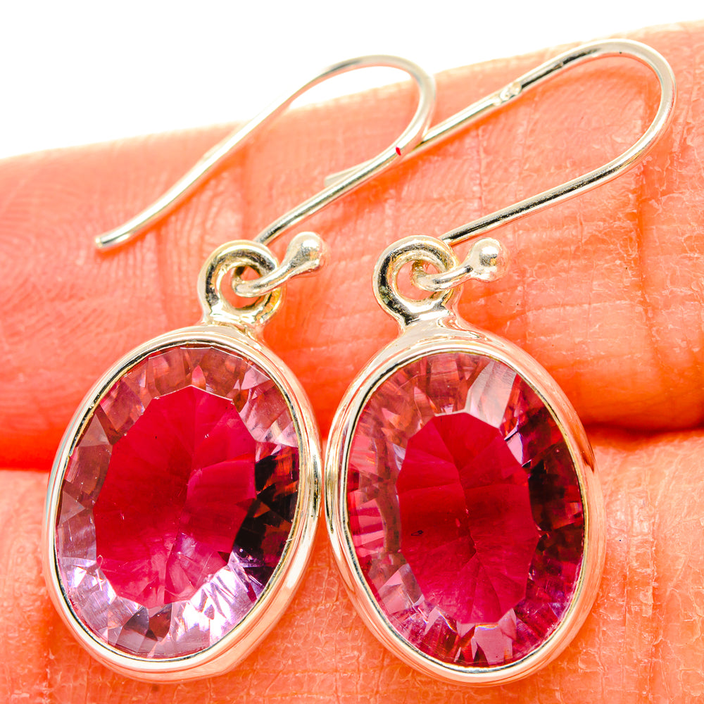 Color Change Alexandrite (Lab.) Earrings handcrafted by Anasilvercos - EARR430242