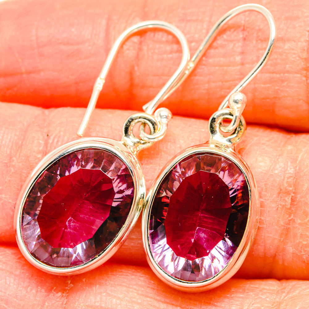 Color Change Alexandrite (Lab.) Earrings handcrafted by Anasilvercos - EARR430246