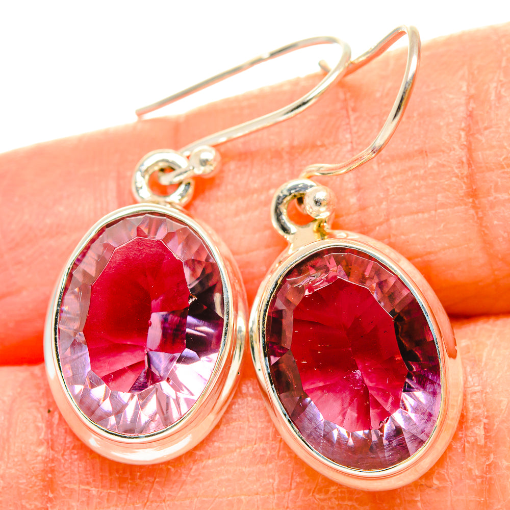 Color Change Alexandrite (Lab.) Earrings handcrafted by Anasilvercos - EARR430250