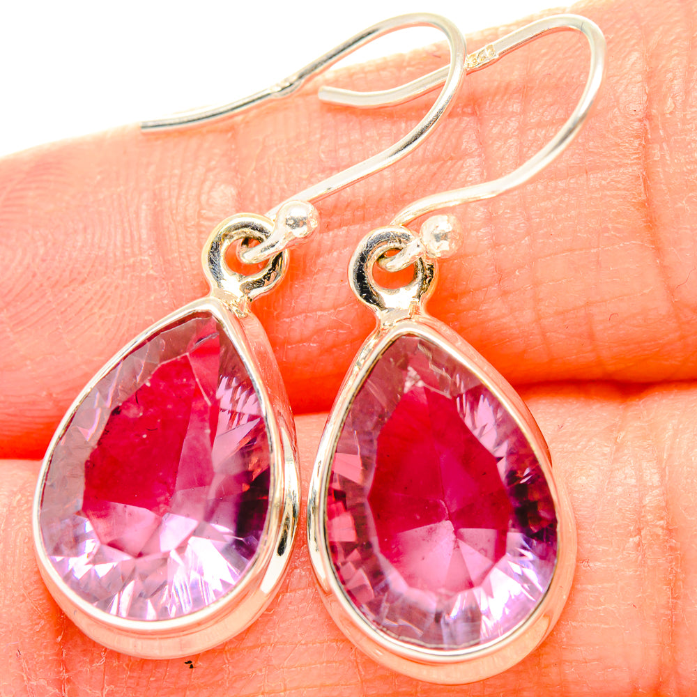 Color Change Alexandrite (Lab.) Earrings handcrafted by Anasilvercos - EARR430289