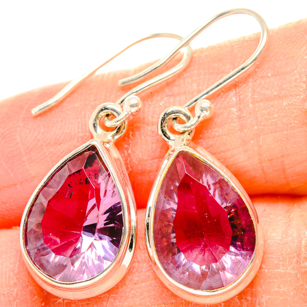 Color Change Alexandrite (Lab.) Earrings handcrafted by Anasilvercos - EARR430302