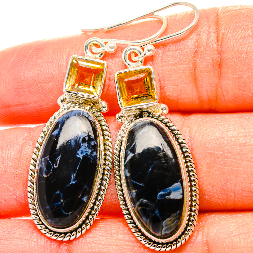 Pietersite Earrings handcrafted by Anasilvercos - EARR430306