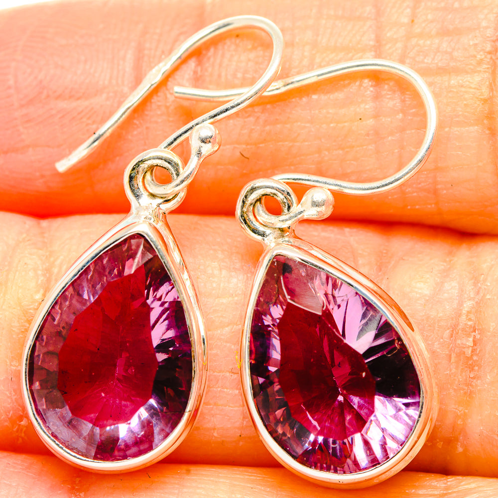 Color Change Alexandrite (Lab.) Earrings handcrafted by Anasilvercos - EARR430324