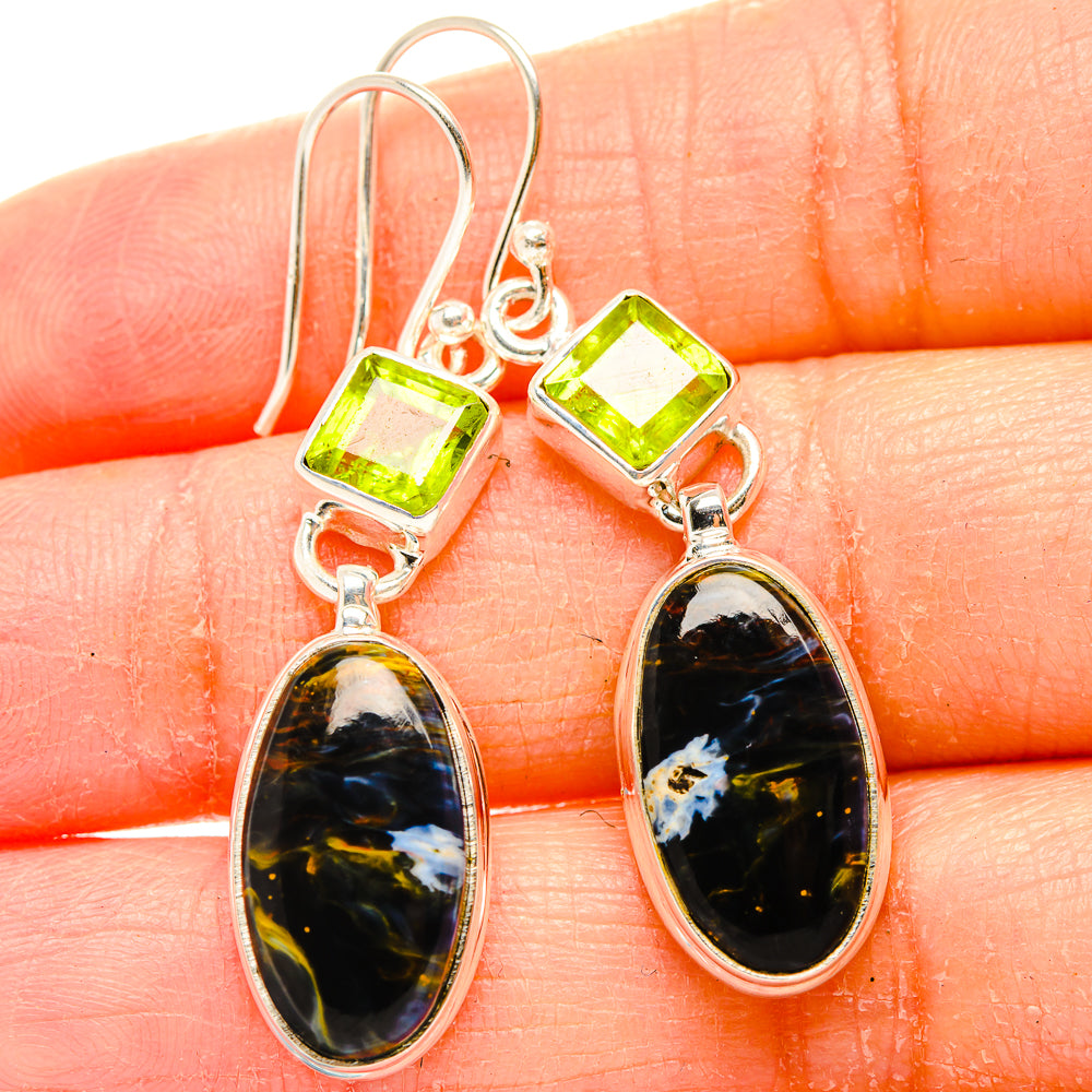 Pietersite Earrings handcrafted by Anasilvercos - EARR430326