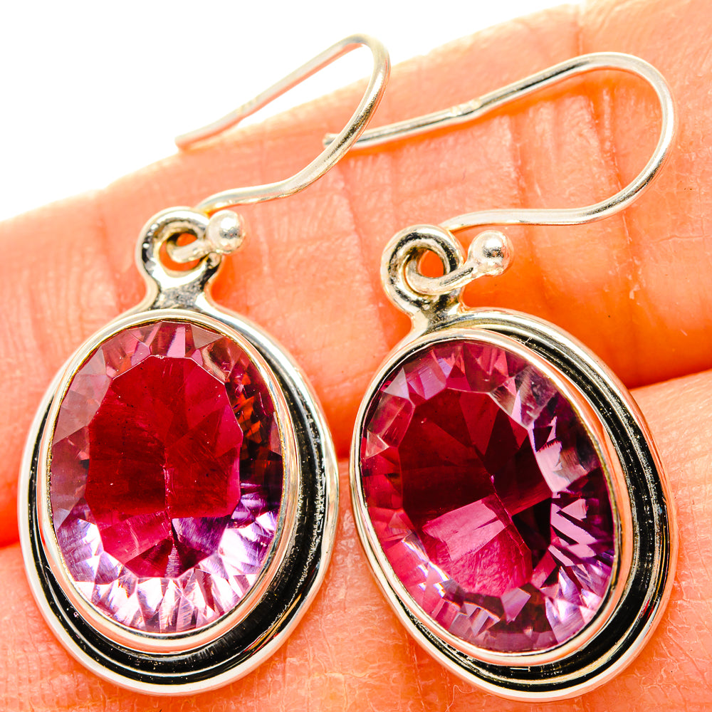 Color Change Alexandrite (Lab.) Earrings handcrafted by Anasilvercos - EARR430365