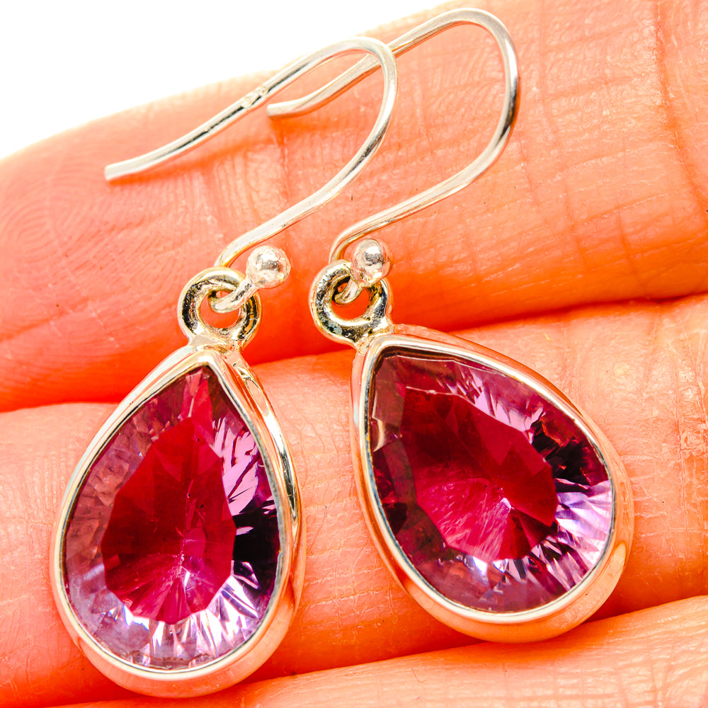 Color Change Alexandrite (Lab.) Earrings handcrafted by Anasilvercos - EARR430369