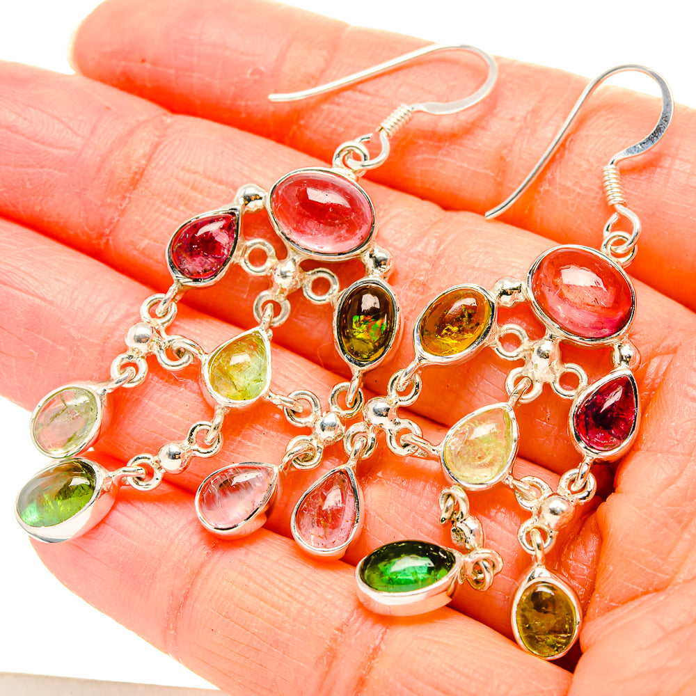 Tourmaline Earrings handcrafted by Anasilvercos - EARR430475