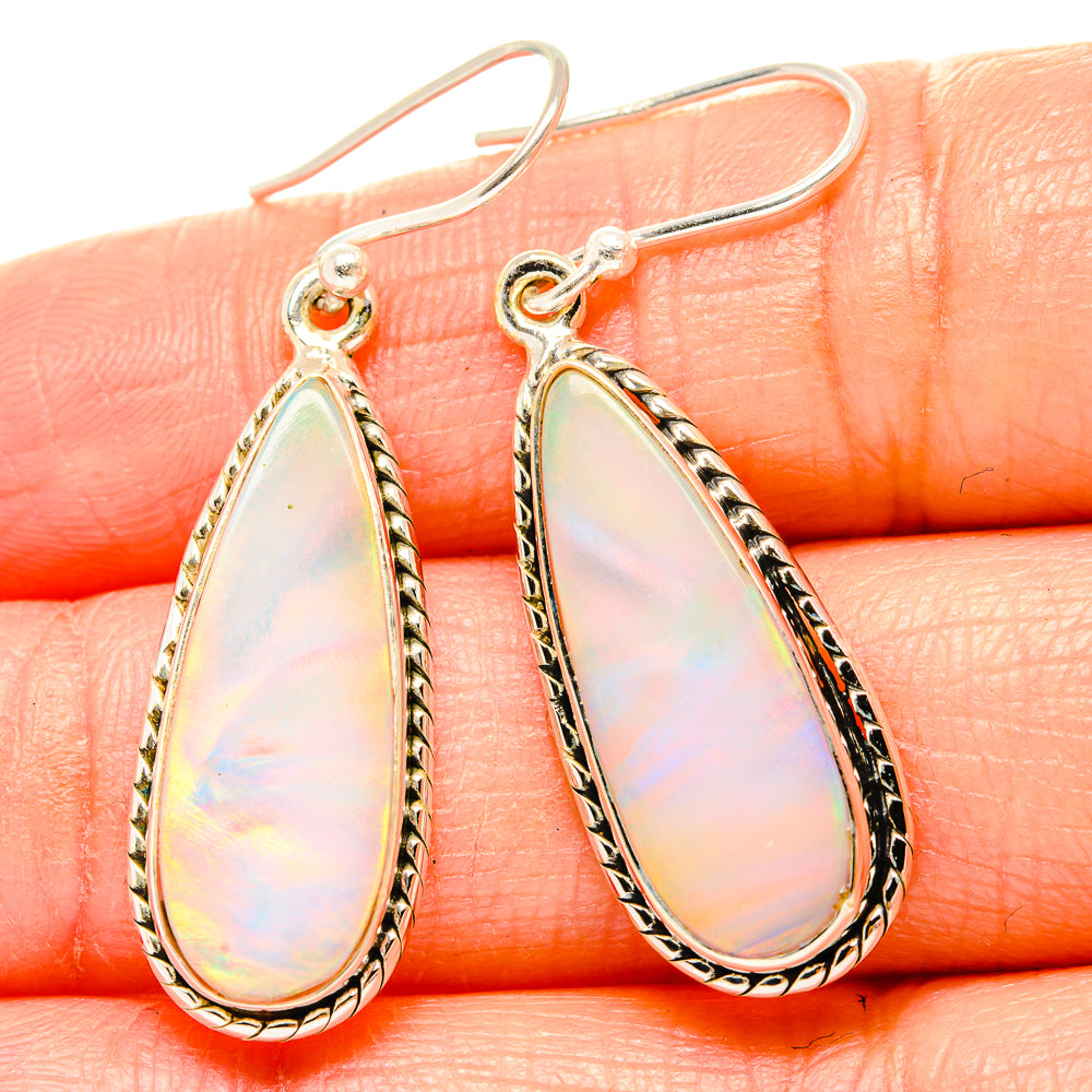 Aura Opal Earrings handcrafted by Anasilvercos - EARR430491