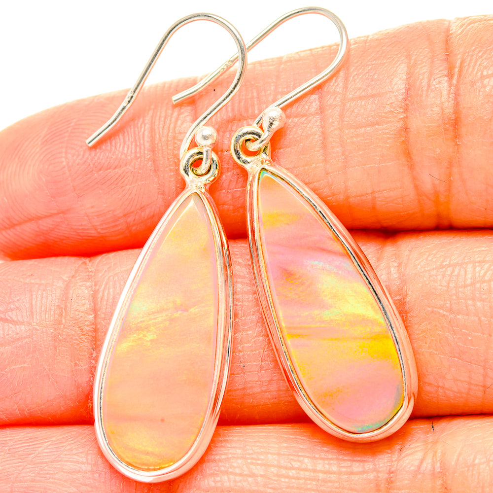 Aura Opal Earrings handcrafted by Anasilvercos - EARR430495