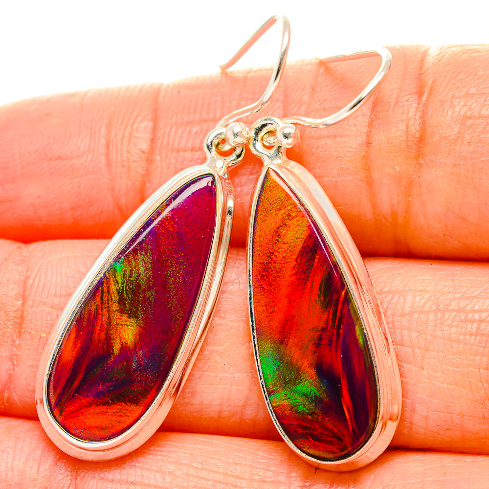 Aura Opal Earrings handcrafted by Anasilvercos - EARR430504