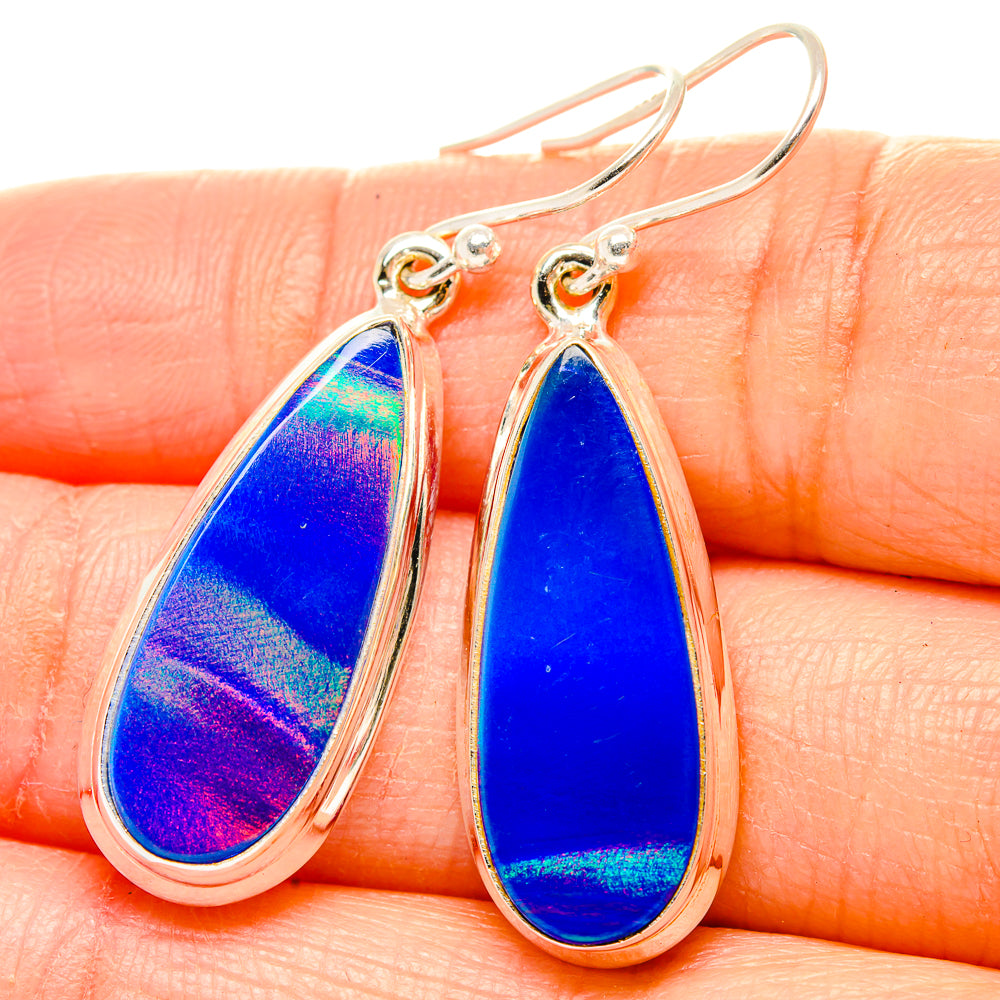 Aura Opal Earrings handcrafted by Anasilvercos - EARR430512