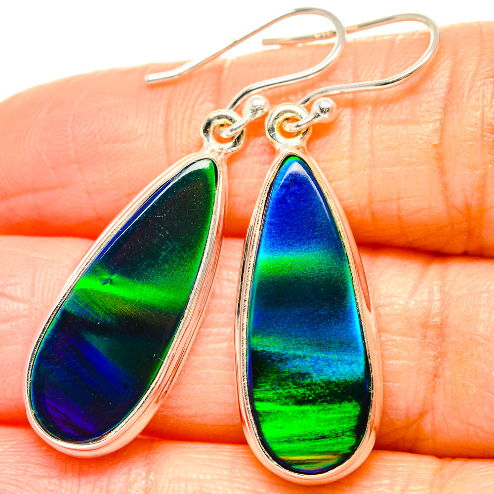 Aura Opal Earrings handcrafted by Anasilvercos - EARR430556