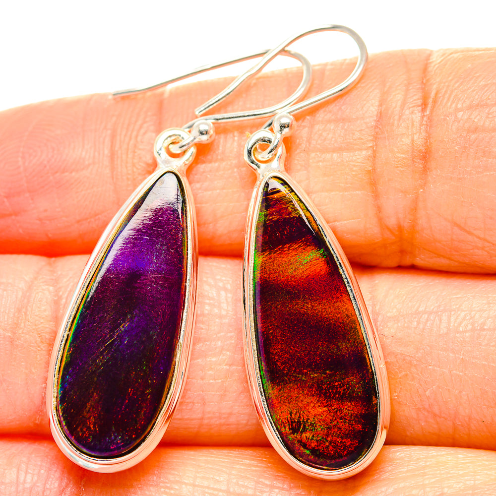 Aura Opal Earrings handcrafted by Anasilvercos - EARR430559