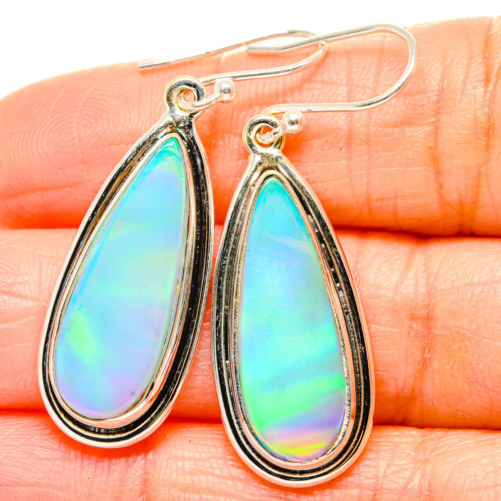 Aura Opal Earrings handcrafted by Anasilvercos - EARR430570