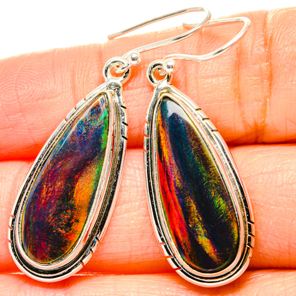 Aura Opal Earrings handcrafted by Anasilvercos - EARR430572
