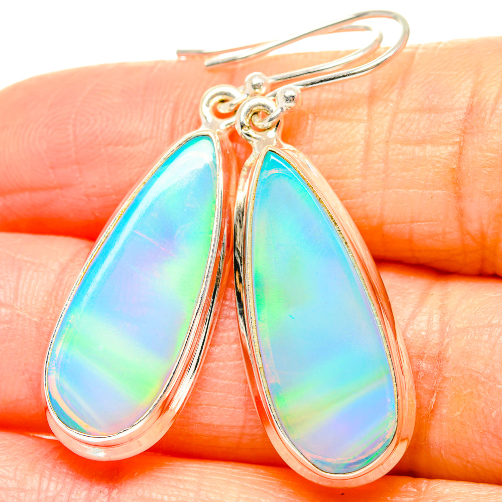 Aura Opal Earrings handcrafted by Anasilvercos - EARR430581