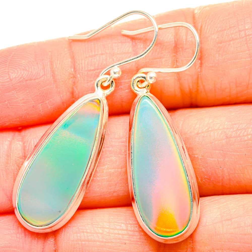Aura Opal Earrings handcrafted by Anasilvercos - EARR430588