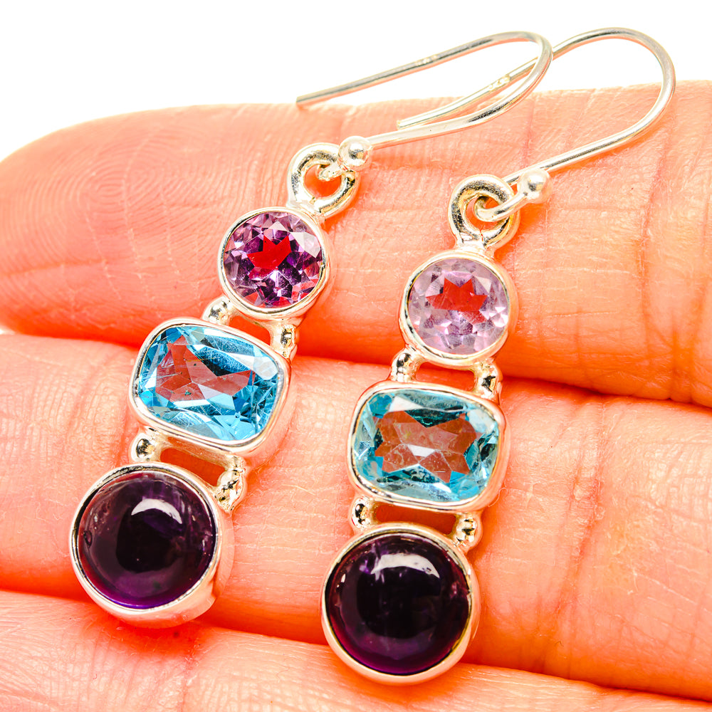 Amethyst Earrings handcrafted by Anasilvercos - EARR430592