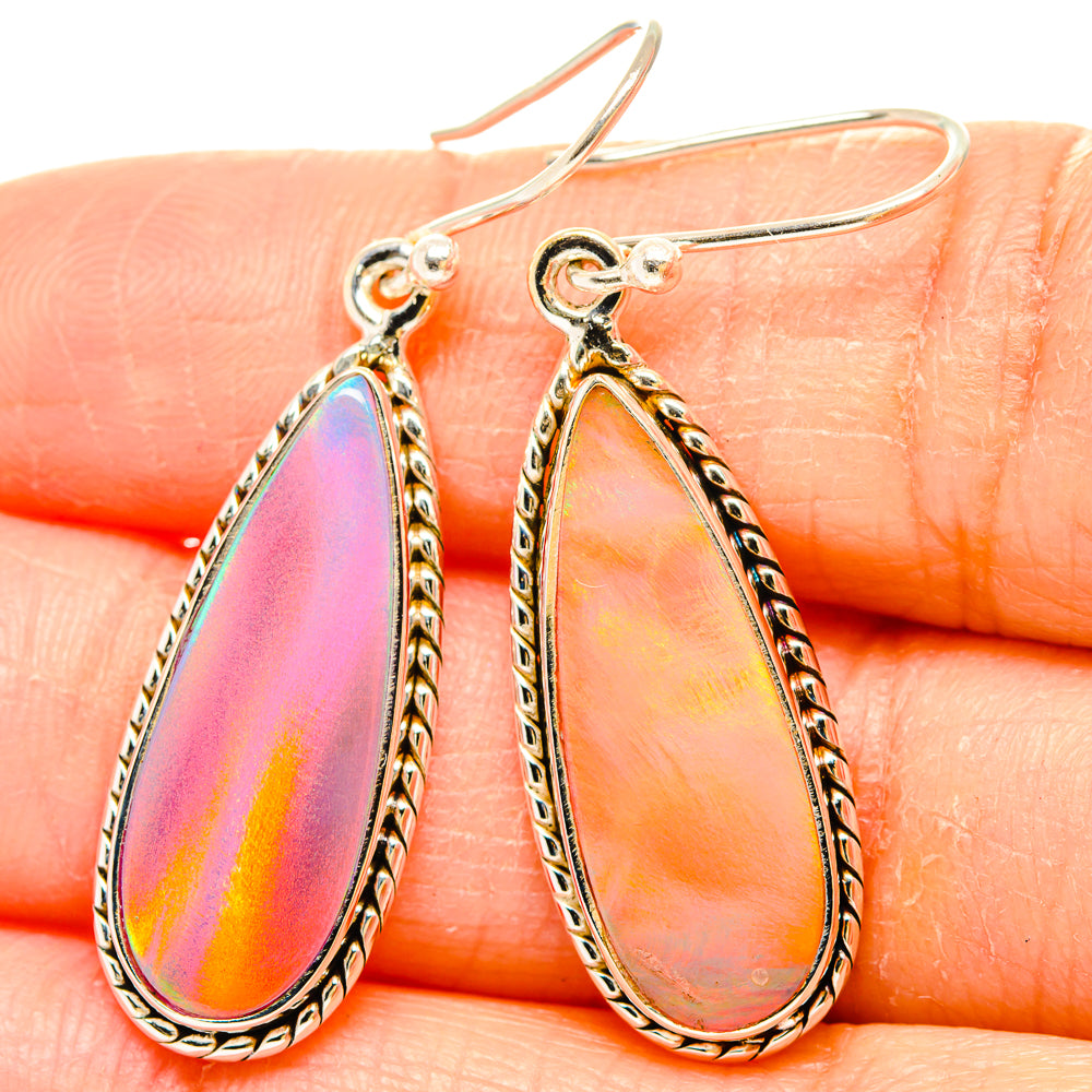 Aura Opal Earrings handcrafted by Anasilvercos - EARR430605