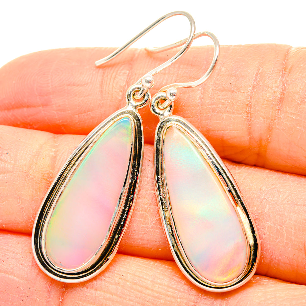 Aura Opal Earrings handcrafted by Anasilvercos - EARR430648