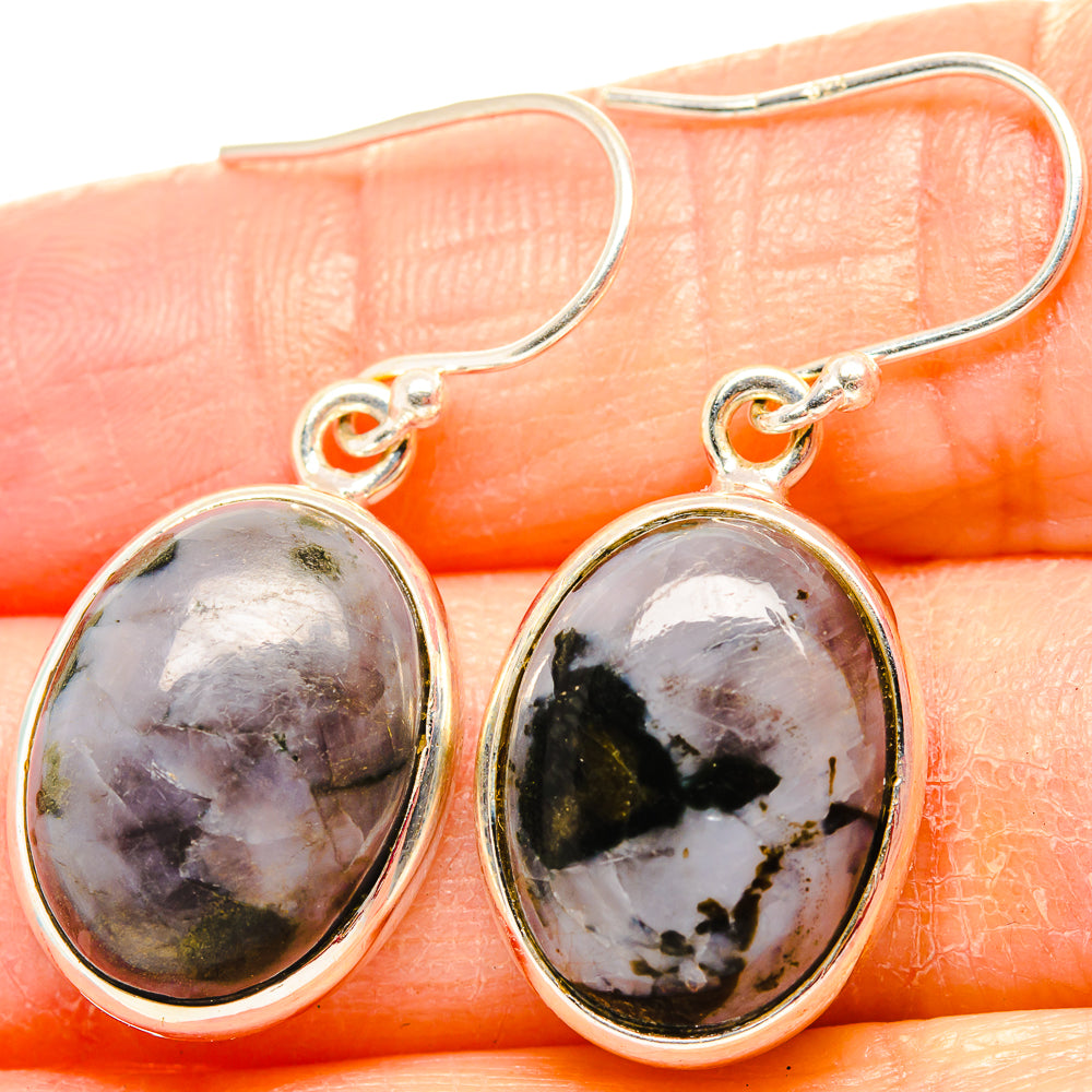 Gabbro Stone Earrings handcrafted by Anasilvercos - EARR430658