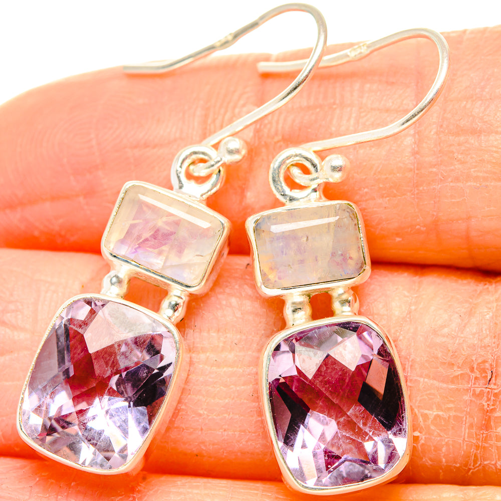 Amethyst Earrings handcrafted by Anasilvercos - EARR430672