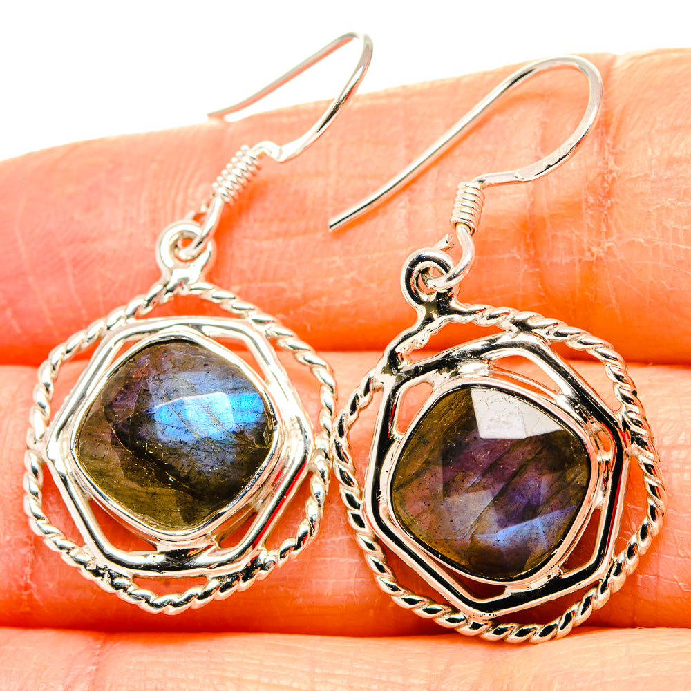 Labradorite Earrings handcrafted by Anasilvercos - EARR430719