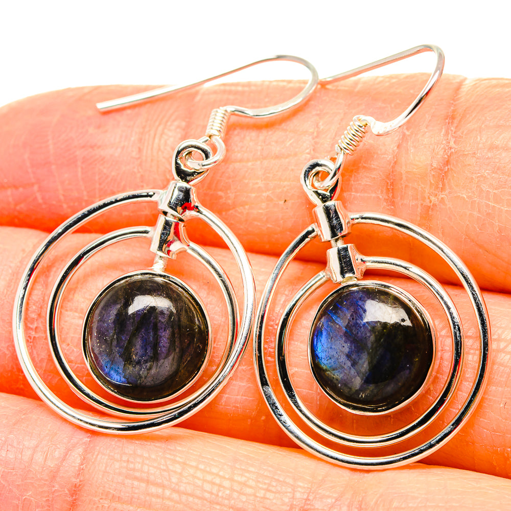 Labradorite Earrings handcrafted by Anasilvercos - EARR430722