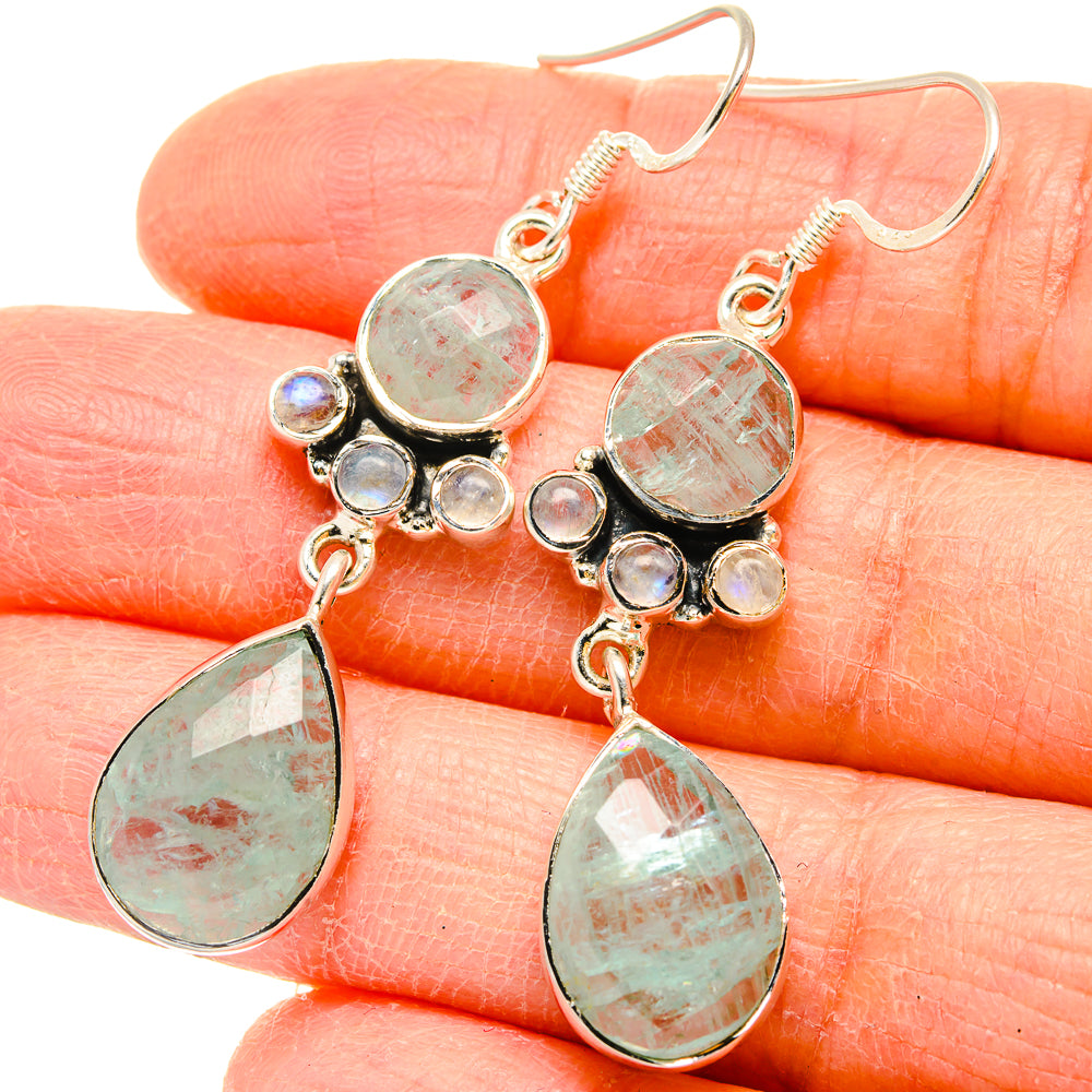 Aquamarine Earrings handcrafted by Anasilvercos - EARR430734