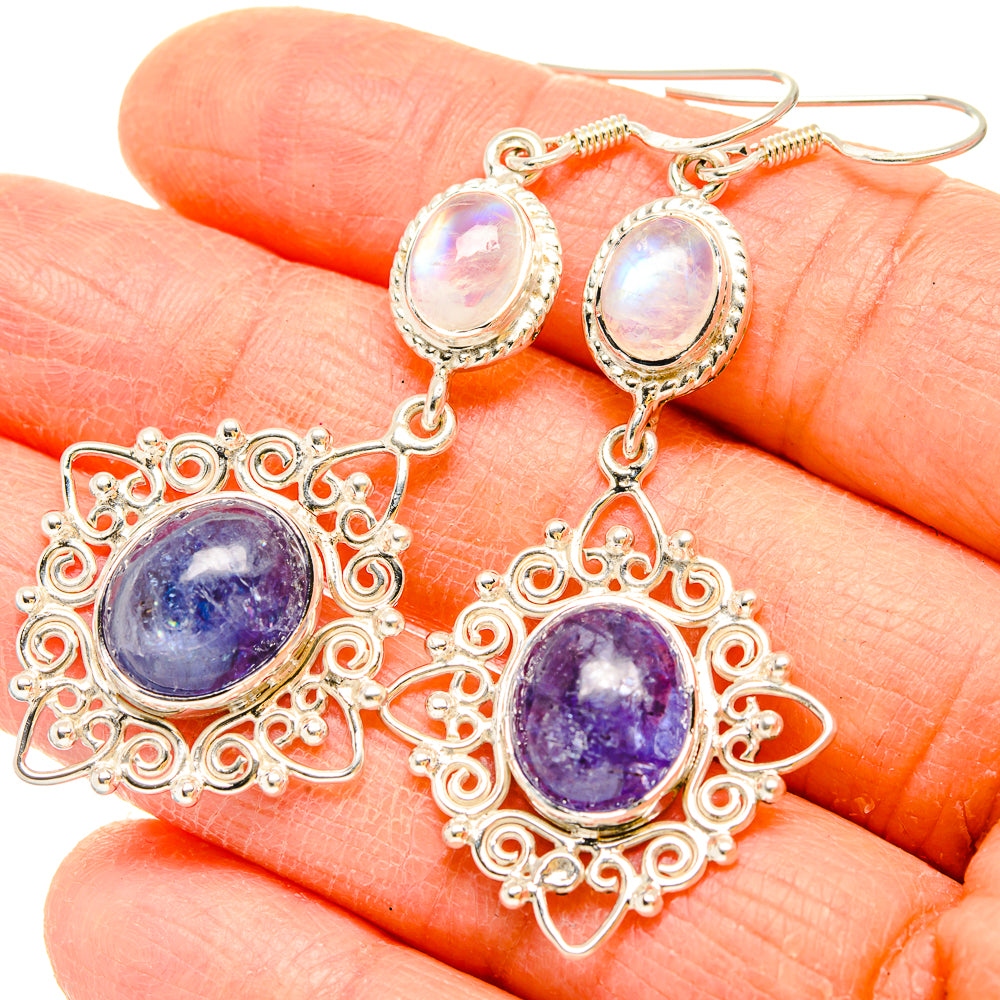 Tanzanite Earrings handcrafted by Anasilvercos - EARR430749