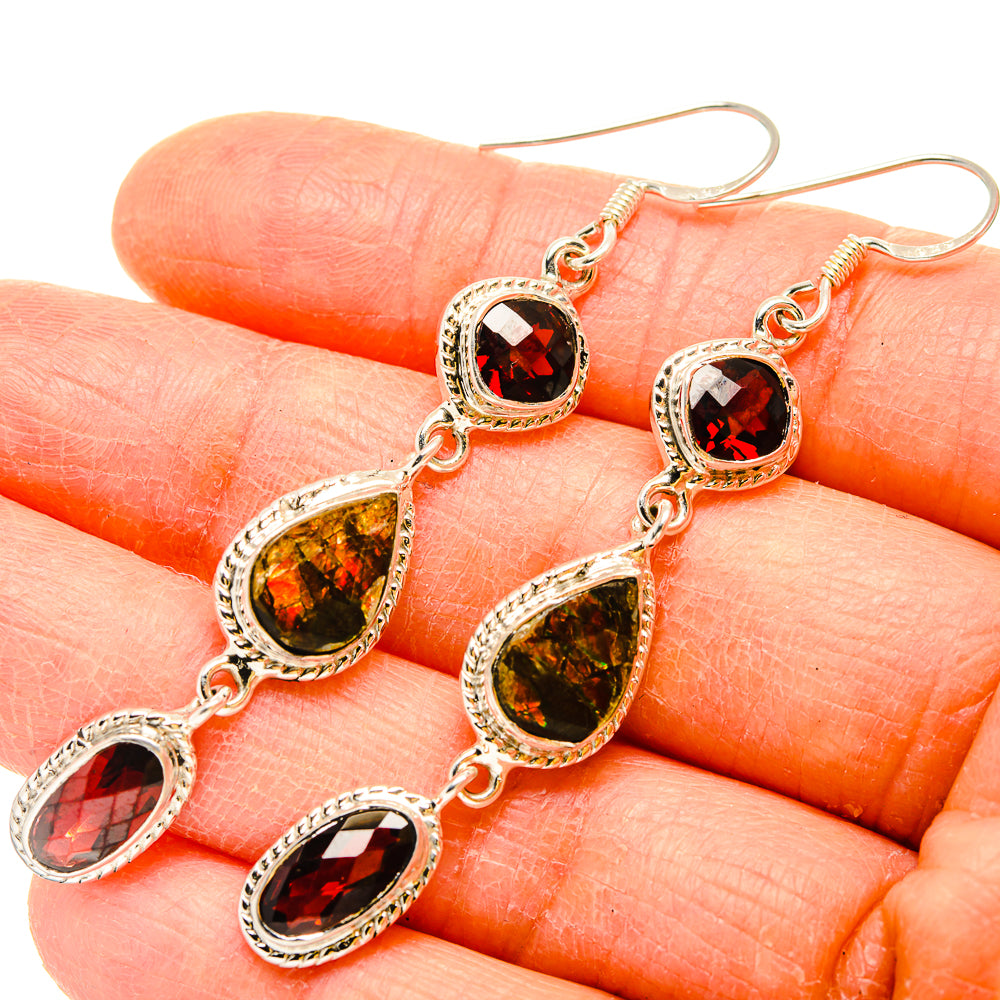 Golden Pietersite Earrings handcrafted by Anasilvercos - EARR430751