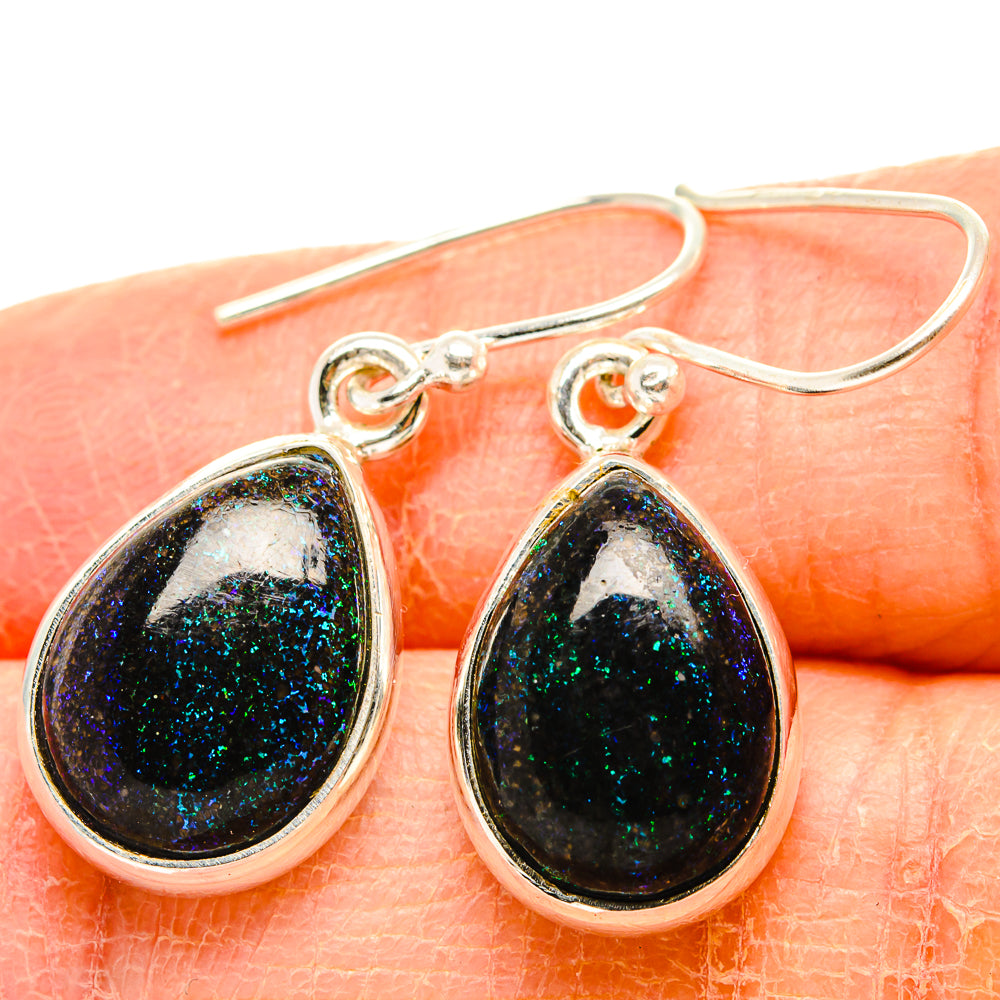 Andamooka Opal Earrings handcrafted by Anasilvercos - EARR430848