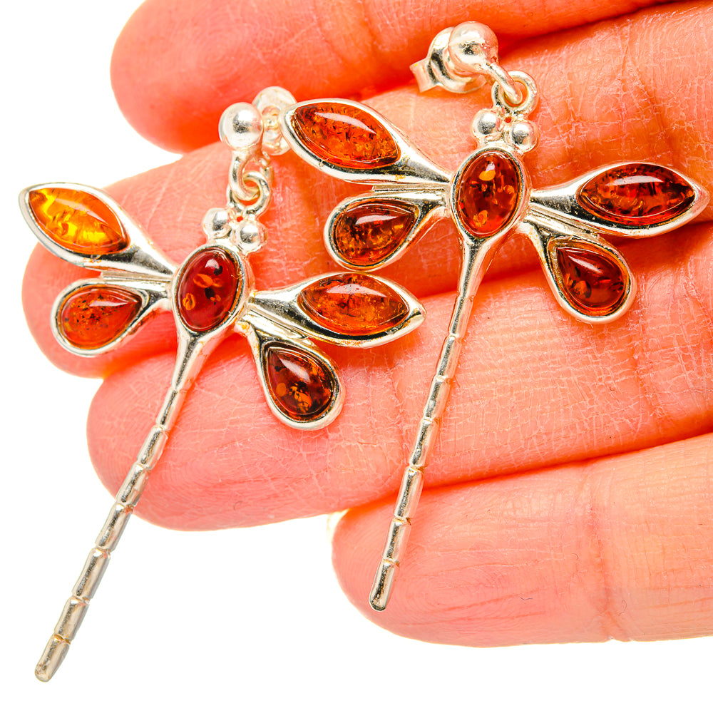 Baltic Amber Earrings handcrafted by Anasilvercos - EARR430906