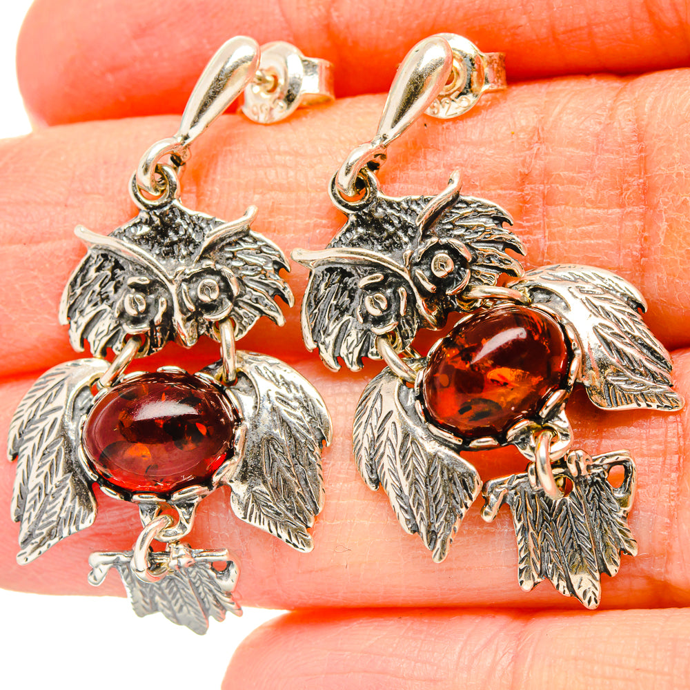Baltic Amber Earrings handcrafted by Anasilvercos - EARR430910