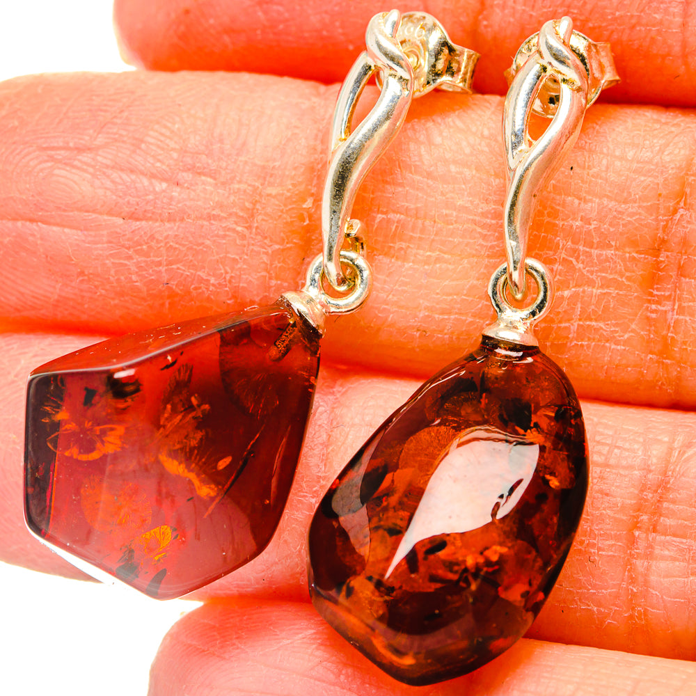Baltic Amber Earrings handcrafted by Anasilvercos - EARR430911