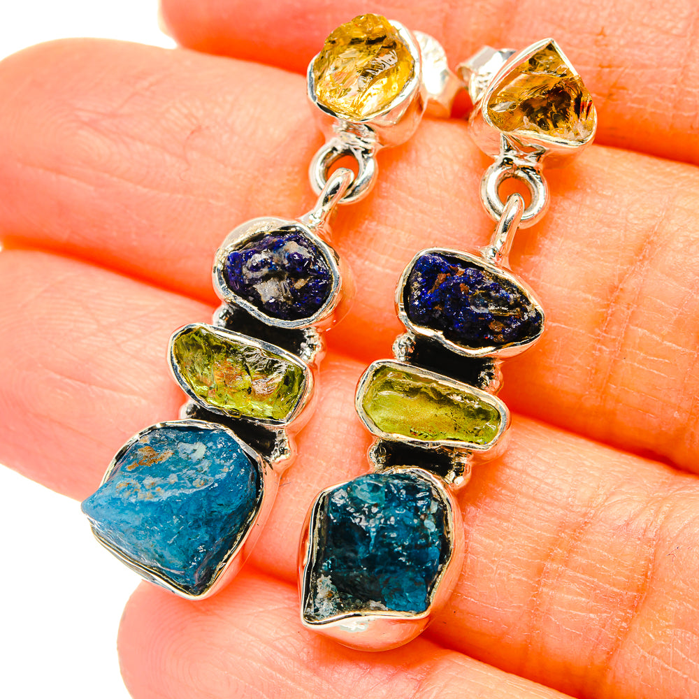 Apatite Earrings handcrafted by Anasilvercos - EARR430921