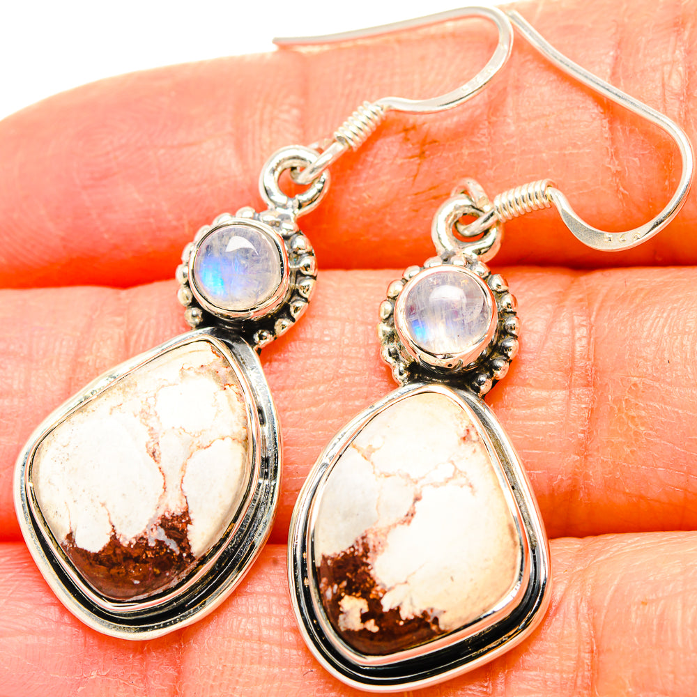 Wild Horse Jasper Earrings handcrafted by Anasilvercos - EARR430938