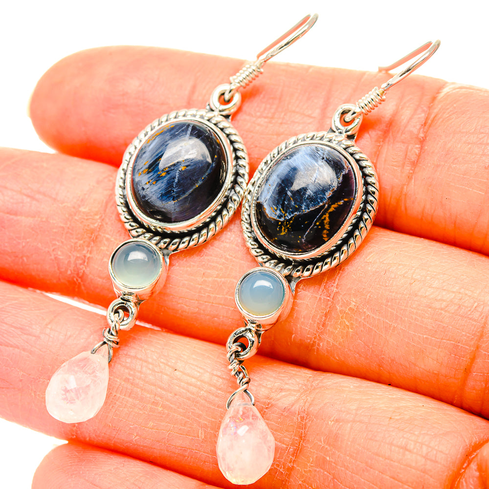 Pietersite Earrings handcrafted by Anasilvercos - EARR430990