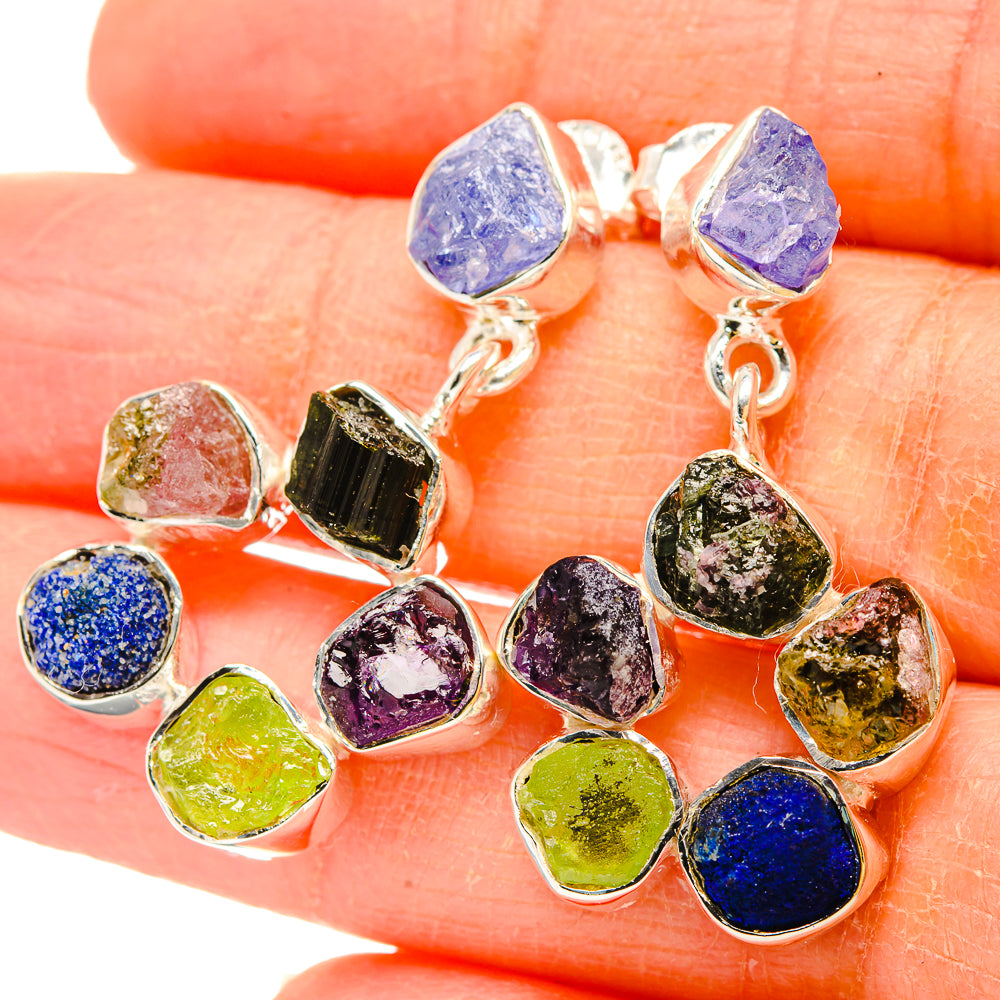 Tanzanite Earrings handcrafted by Anasilvercos - EARR431014
