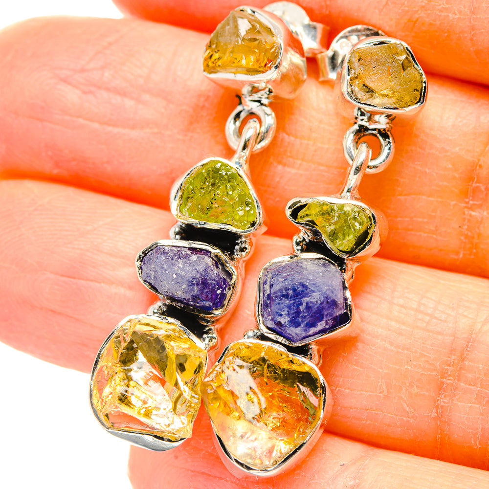 Citrine Earrings handcrafted by Anasilvercos - EARR431040