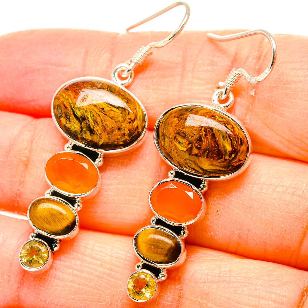 Dinosaur Bone Earrings handcrafted by Anasilvercos - EARR431060