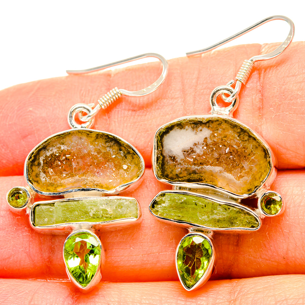 Citrine Earrings handcrafted by Anasilvercos - EARR431080