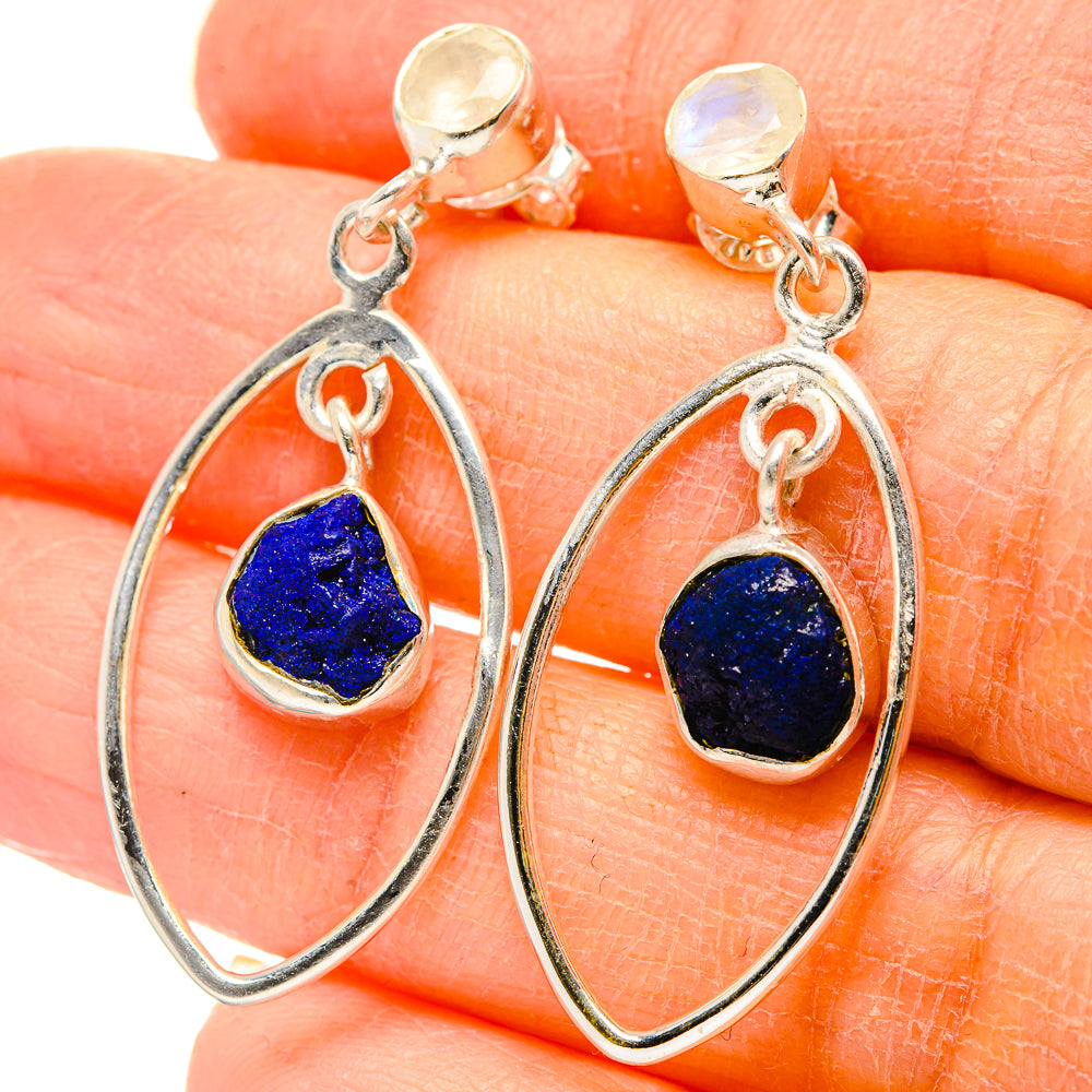 Lapis Lazuli Earrings handcrafted by Anasilvercos - EARR431122