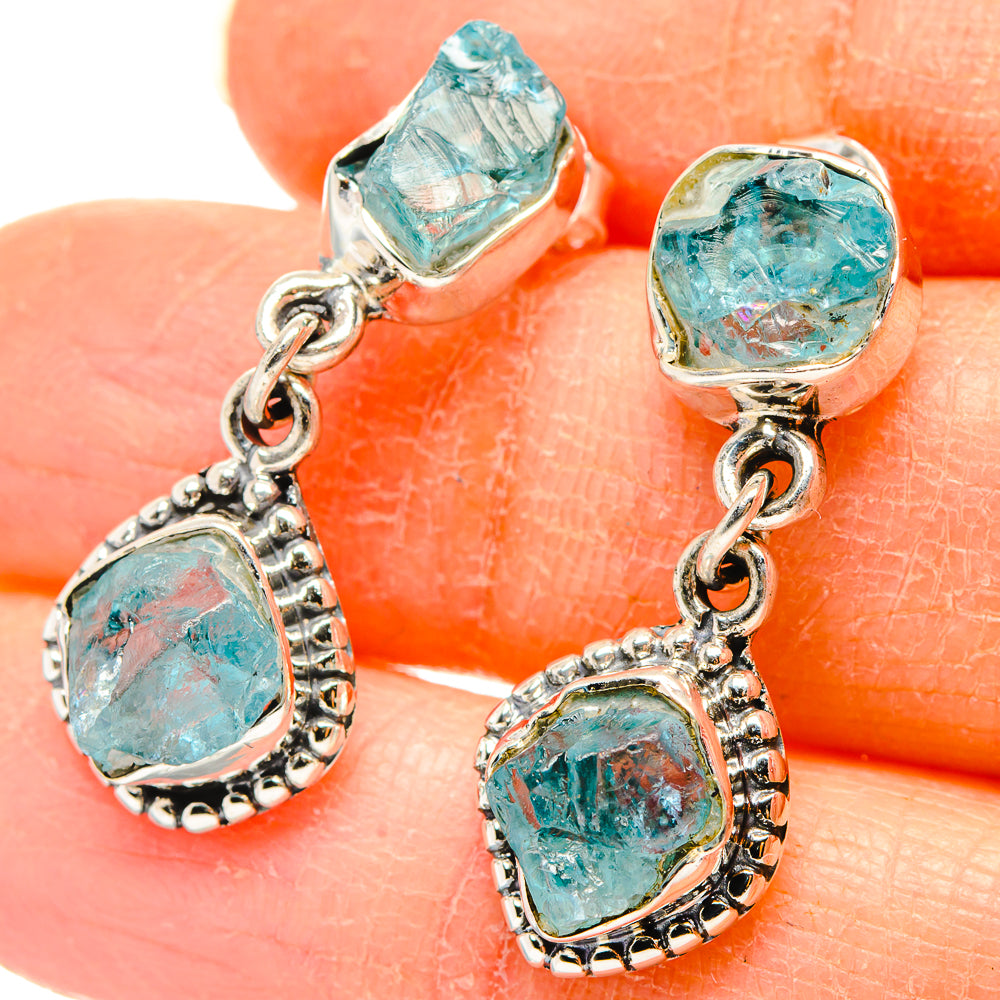 Apatite Earrings handcrafted by Anasilvercos - EARR431135