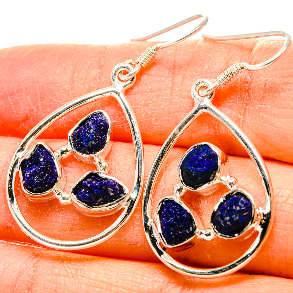 Lapis Lazuli Earrings handcrafted by Anasilvercos - EARR431136
