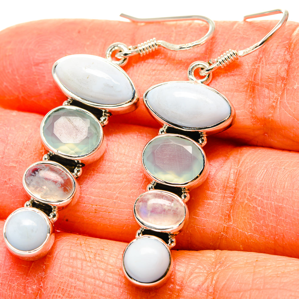 Owyhee Opal Earrings handcrafted by Anasilvercos - EARR431144