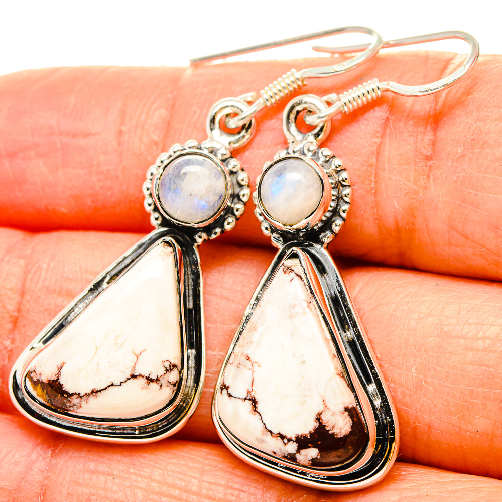 Wild Horse Jasper Earrings handcrafted by Anasilvercos - EARR431191