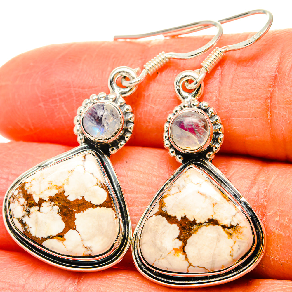 Wild Horse Jasper Earrings handcrafted by Anasilvercos - EARR431205