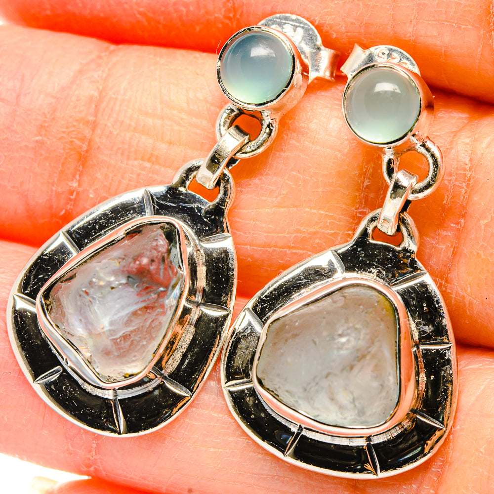 Aquamarine Earrings handcrafted by Anasilvercos - EARR431233